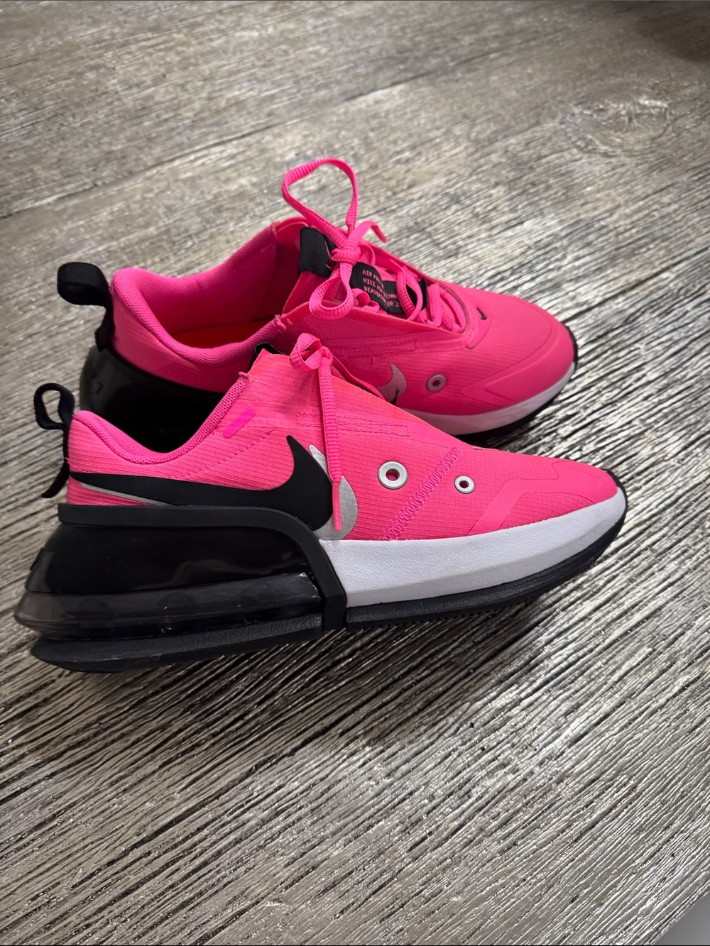 Nike Hot Pink and Black Women's Air Max Up Sneakers